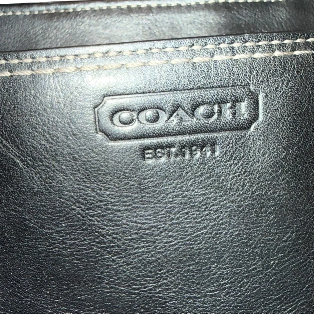 $150 firm. Today only Vintage COACH Black Leather Tote Madeline Two Handle XL - Picture 6 of 17